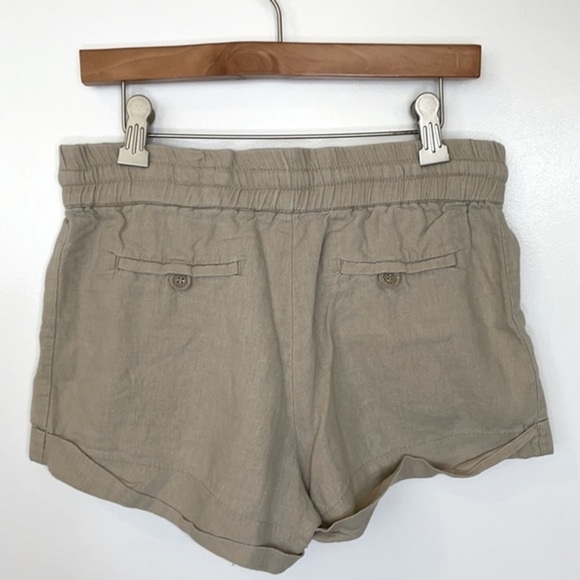 SOLD ❤️ LOVE TREE | Women’s Tan LOVE TREE Tie Drawstring Shorts Size Small - Picture 4 of 4